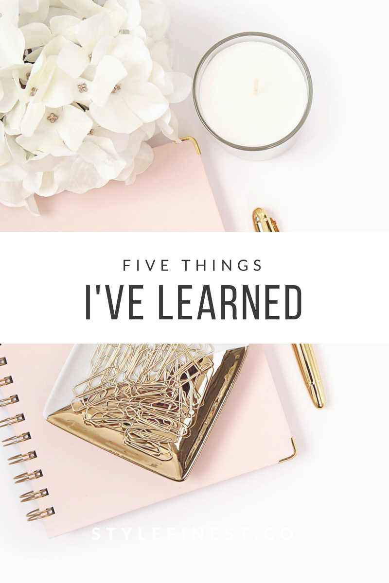 5 THINGS I’VE LEARNED FROM BLOGGING AGAIN